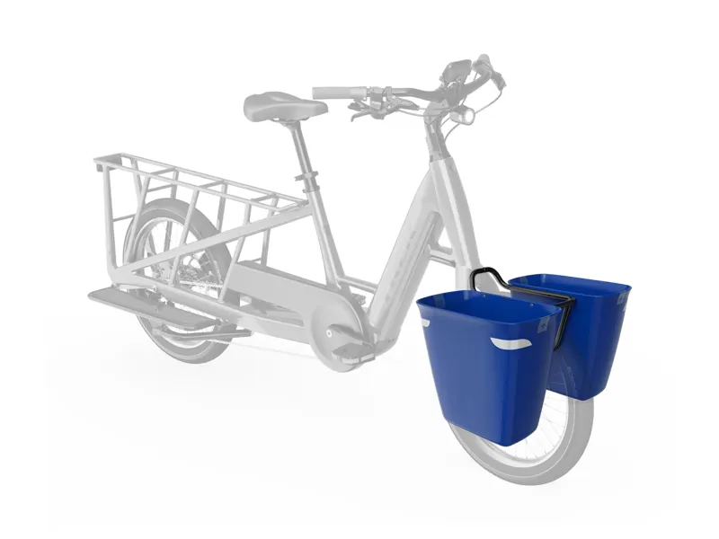 Trek Fetch+ 2 Front Pannier and Rack Kit - Navy-1