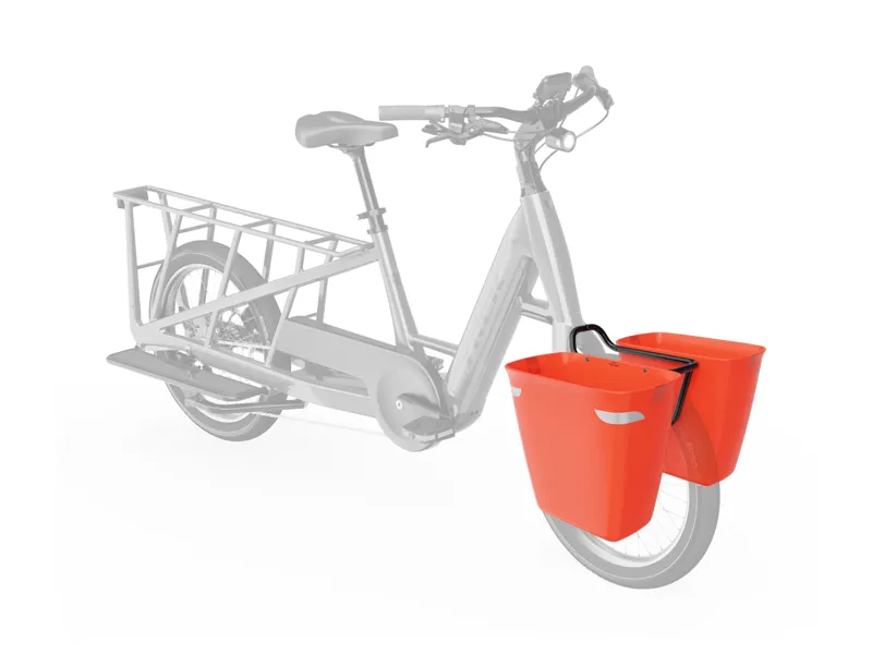 Trek Fetch+ 2 Front Pannier and Rack Kit - Viper Red-1