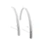 Electra Loft 3i Ladies' 700c x 28-40mm Medium Mudguard Set - White