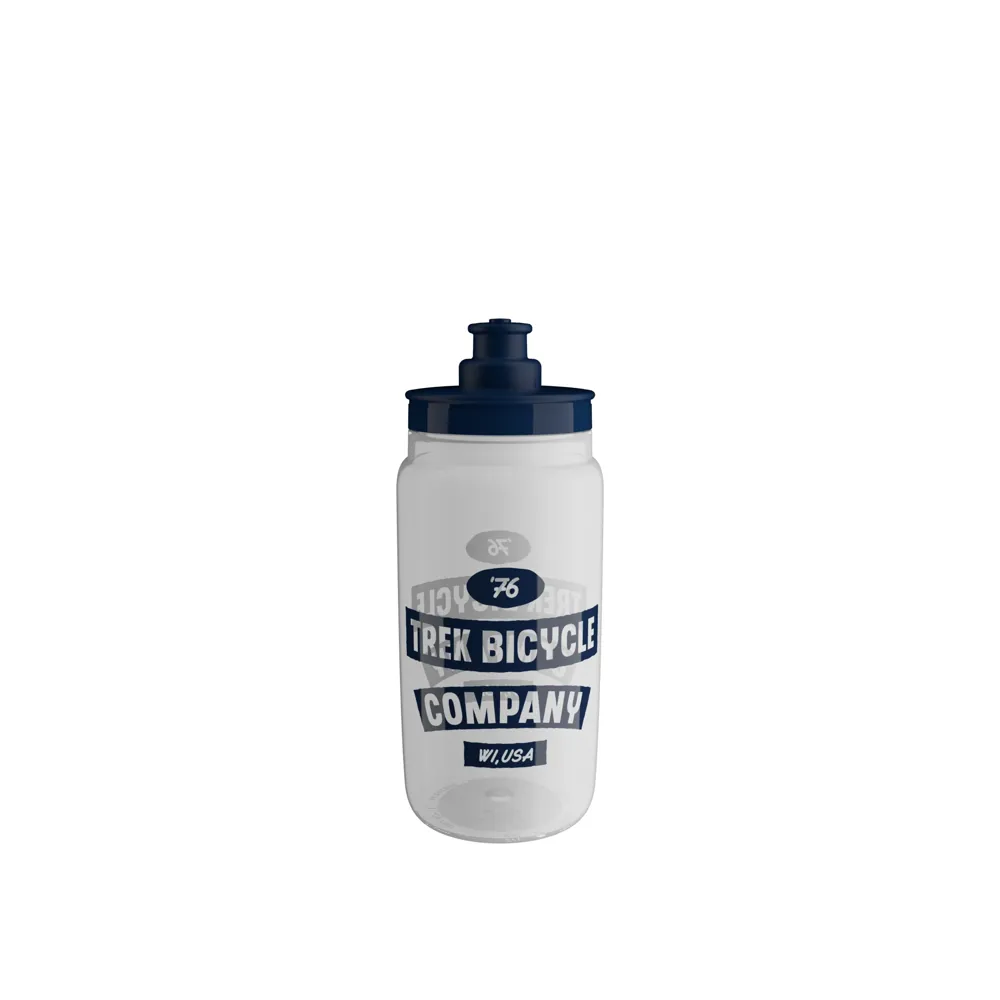 uPRISE Bikes Trek Fly 550ml Water Bottle - Dark Blue/Clear | Price match, 365 day return s, 18-Month Warranty, Finance Available & Free UK Delivery