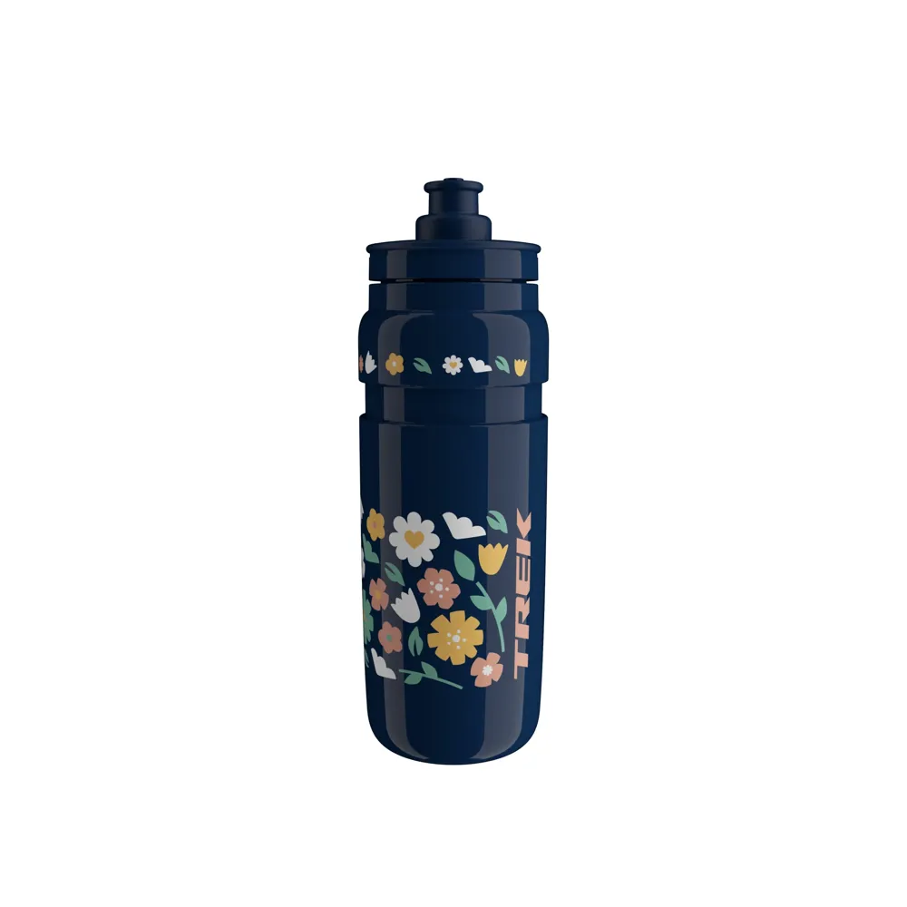 uPRISE Bikes Trek Fly 750ml Water Bottle - Dark Blue/Light Yellow | Price match, 365 day return s, 18-Month Warranty, Finance Available & Free UK Delivery