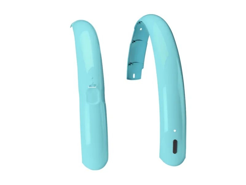 Electra Cruiser Go/Townie Go 7D 26 Inch Mudguard Set - Bora Bora Blue