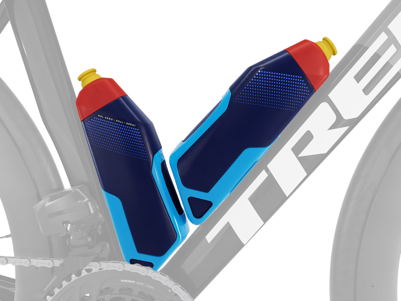 Trek RSL Aero Water Carbon Bottle and Cage - Waterloo Blue/Nautical Navy-4