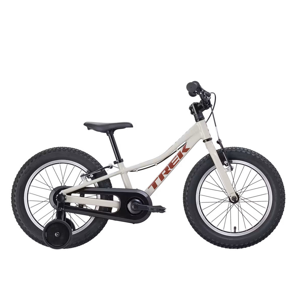 uPRISE Bikes Trek Precaliber 16 Freewheel 2027 Kids Bike - Buff Beige | Price match, 365 day returns, 18-Month Warranty, Finance Available & Free UK Delivery