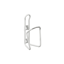 Bontrager Hollow 6 mm Water Bottle Cage - White/Black