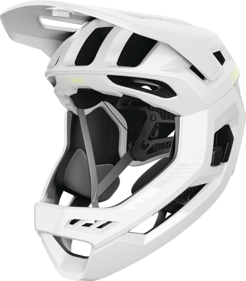 Abus Targon Mips Modular Full Face Helmet - Lemon White-1