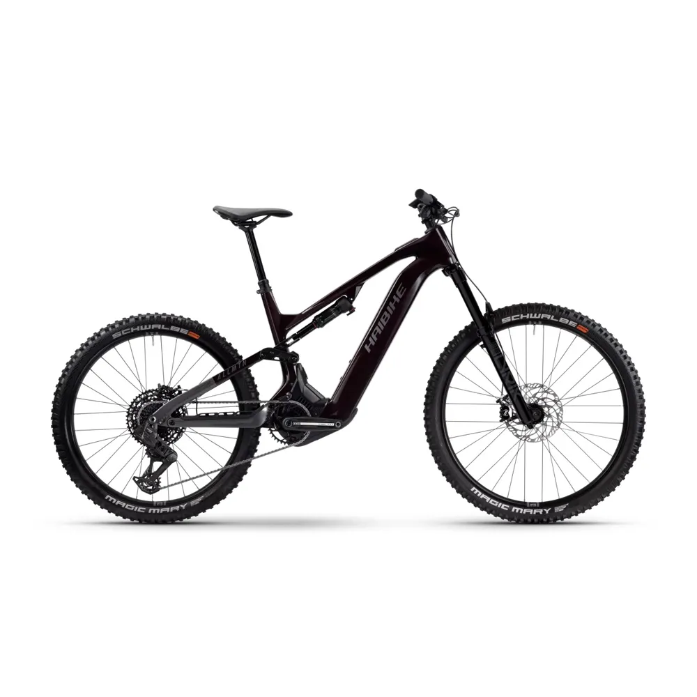 uPRISE Bikes Haibike Allmtn CF 9 27.5/29er 2025 Electric Mountain Bike - Black/Platinum | Price match, 365 day return s, 18-Month Warranty, Finance Available & Free UK Delivery