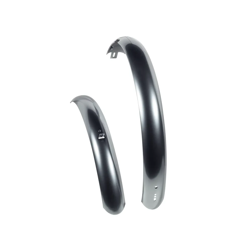uPRISE Bikes Electra Townie GO! 8i 26 Inch Mudguard Set - Silver | Price match, 365 day return s, 18-Month Warranty, Finance Available & Free UK Delivery