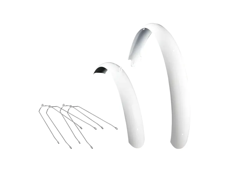 Electra Cruiser Lux 3i Ladies' 24 Inch Mudguard Set - White