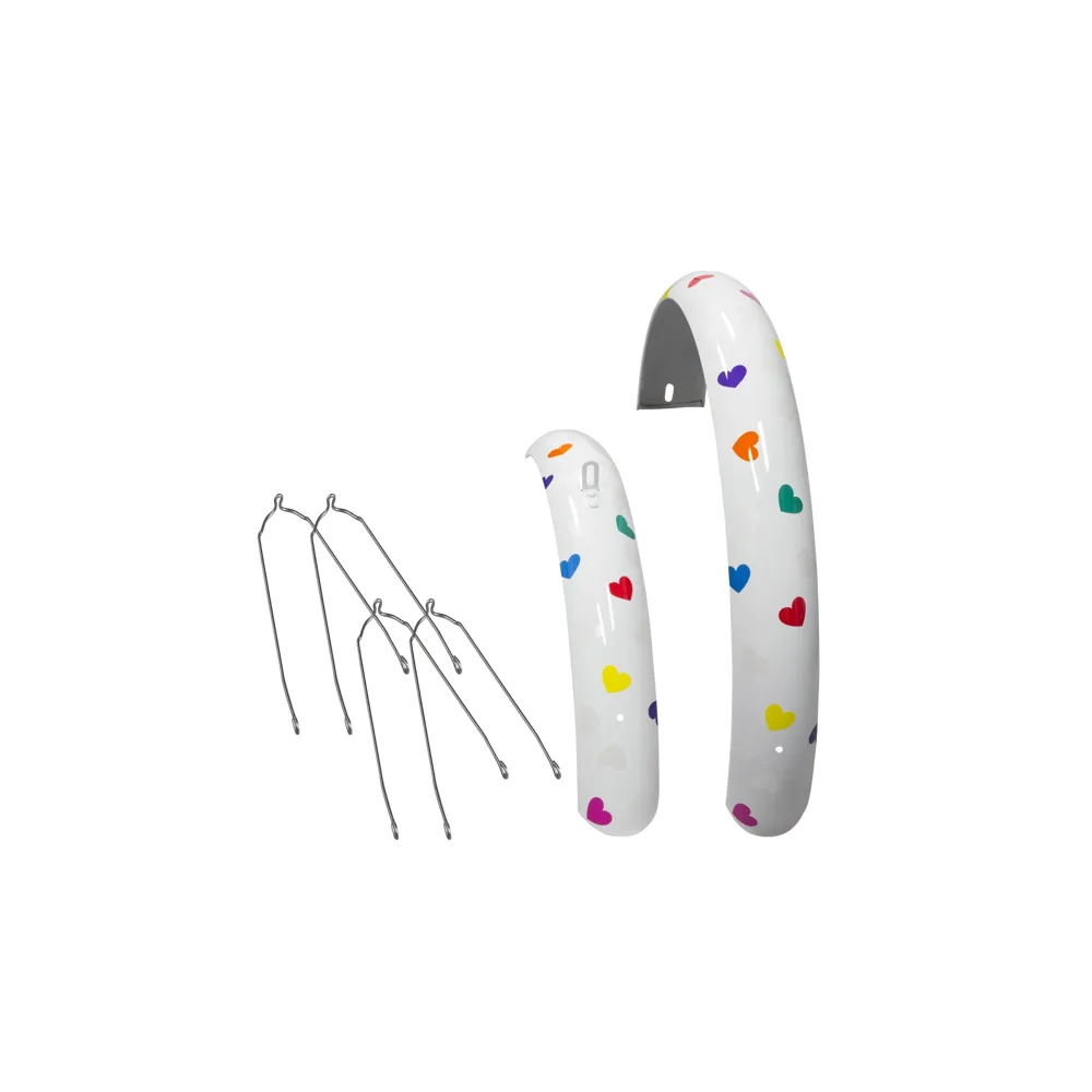 uPRISE Bikes Electra Heartchya Girls' 20 Inch Mudguard Set - White | Price match, 365 day return s, 18-Month Warranty, Finance Available & Free UK Delivery