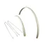 Electra Loft 7D Ladies 700c x 28-40mm Mudguard Set - Cream/Silver