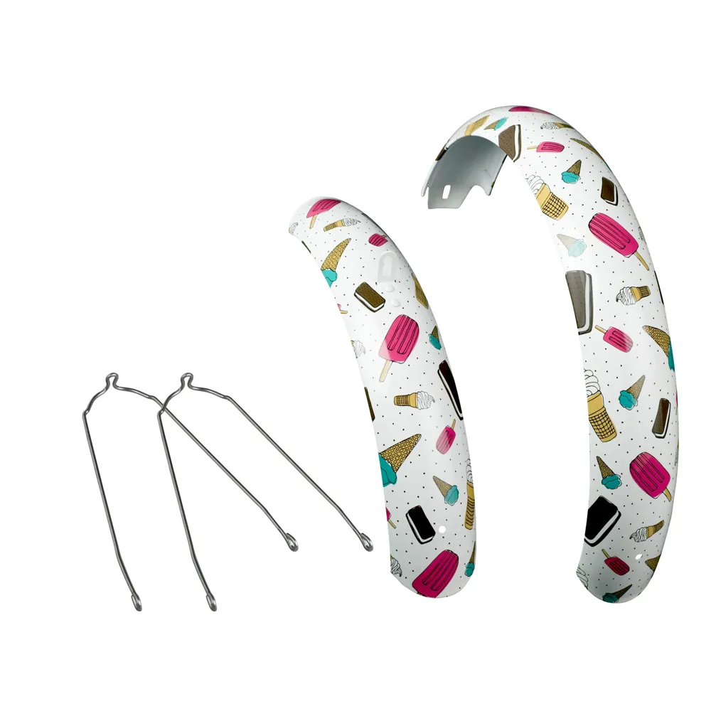 uPRISE Bikes Electra Soft Serve Girls' 16 Inch Mudguard Set - White | Price match, 365 day return s, 18-Month Warranty, Finance Available & Free UK Delivery