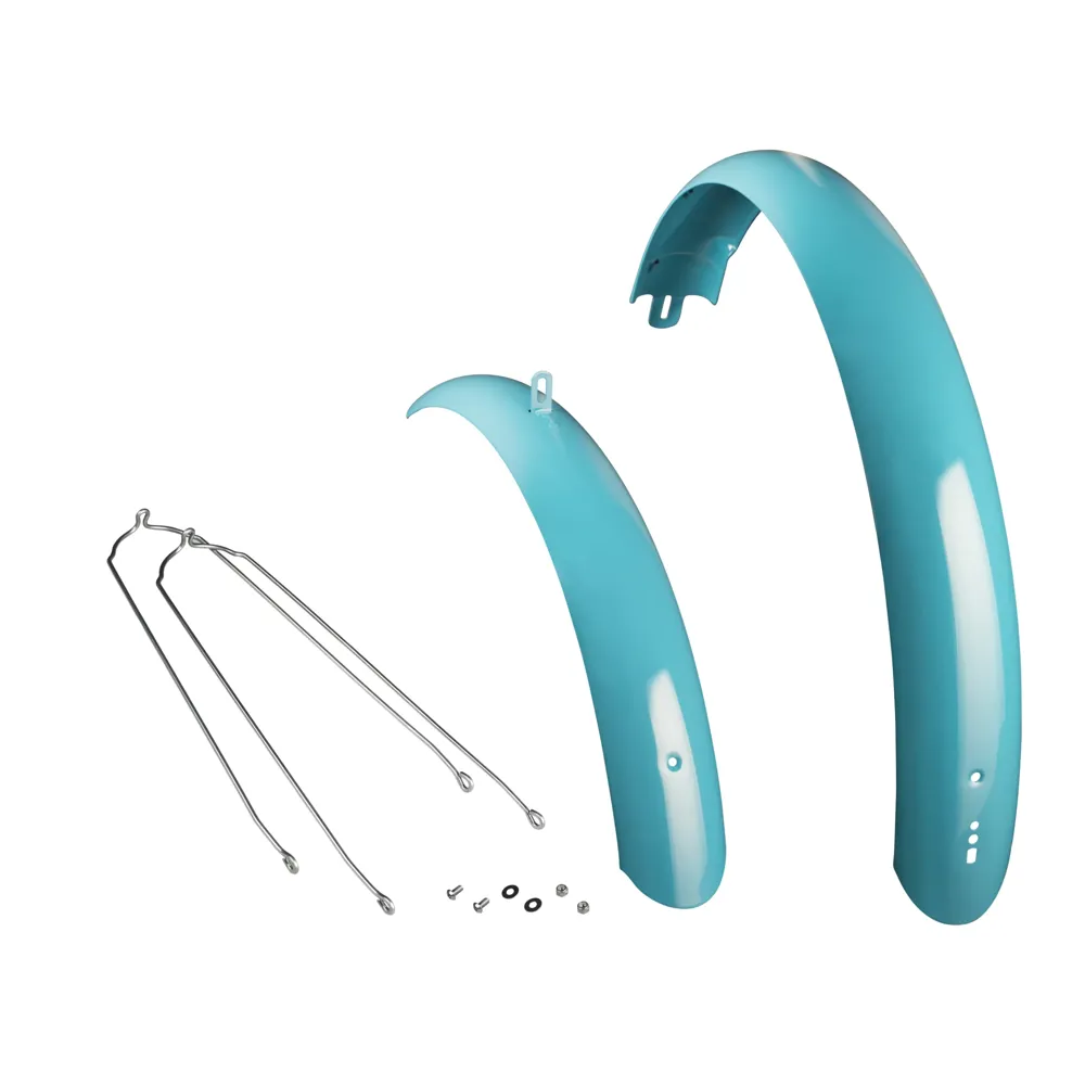 uPRISE Bikes Electra Townie Balloon EQ 26 Inch Mudguard Set - Azure | Price match, 365 day return s, 18-Month Warranty, Finance Available & Free UK Delivery