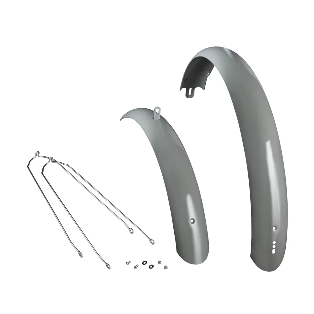 uPRISE Bikes Electra Townie Balloon EQ 26 Inch Mudguard Set - Army Grey | Price match, 365 day return s, 18-Month Warranty, Finance Available & Free UK Delivery