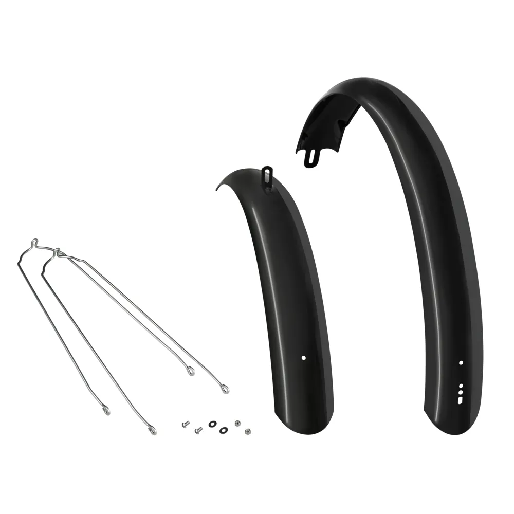 uPRISE Bikes Electra Townie Balloon EQ 26 Inch Mudguard Set - Ebony | Price match, 365 day return s, 18-Month Warranty, Finance Available & Free UK Delivery