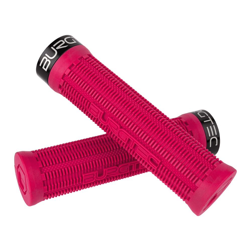 uPRISE Bikes Burgtec The Bartender Pro Greg Minnaar Signature MTB Grips - Toxic Barbie Pink | Price match, 365 day returns, 18-Month Warranty, Finance Available & Free UK Delivery