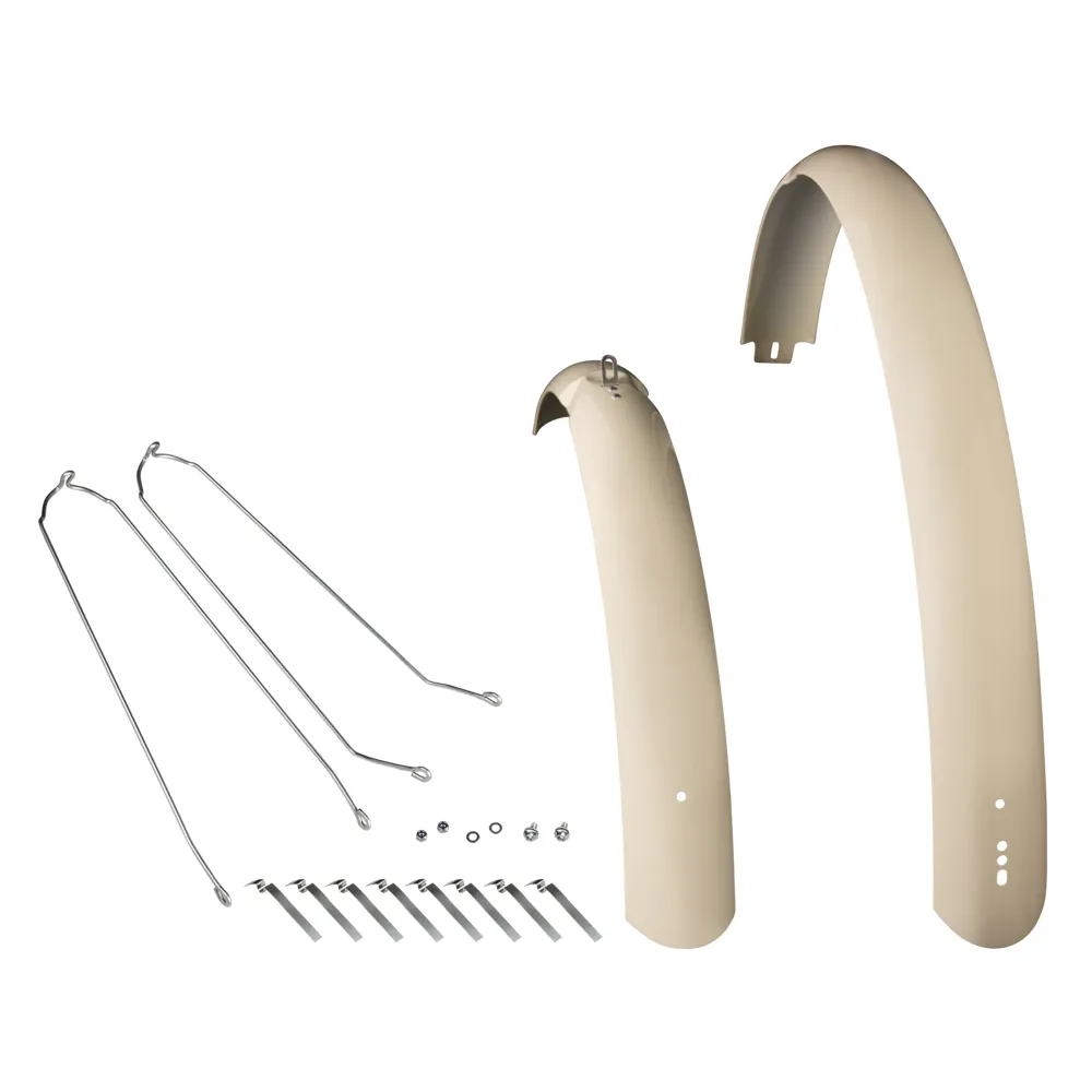 uPRISE Bikes Electra Loft GO! 700c Mudguard Set - Cream | Price match, 365 day return s, 18-Month Warranty, Finance Available & Free UK Delivery