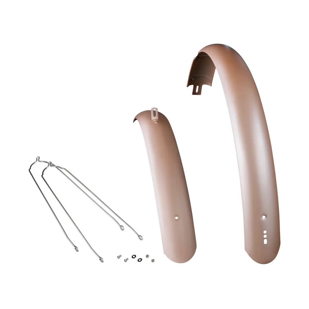 uPRISE Bikes Electra Townie GO! 8i 26 Inch Mudguard Set - Rose Gold | Price match, 365 day return s, 18-Month Warranty, Finance Available & Free UK Delivery
