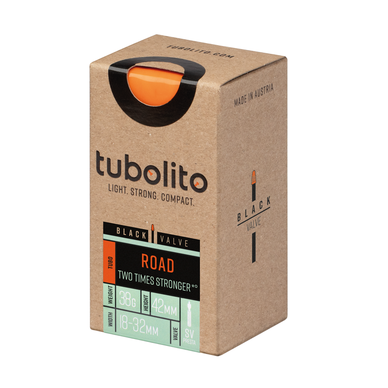 Tubolito Tubo Road 42mm Presta Black Valve - 700 X 18- 32mm-1