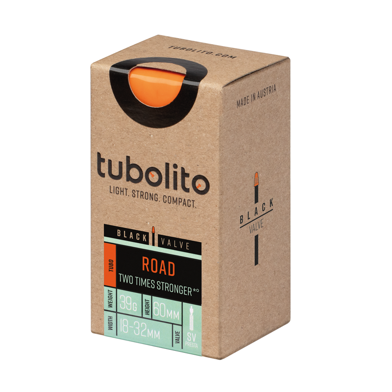 Tubolito Tubo Road 60mm Presta Black Valve - 700 X 18- 32mm-1