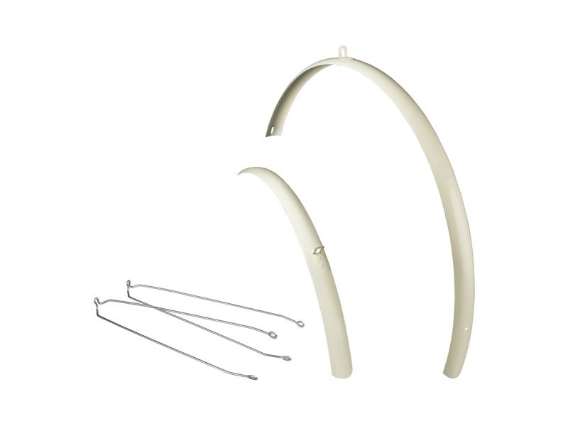 Electra Loft 7D Ladies' Small 700c Mudguard Set - Cream