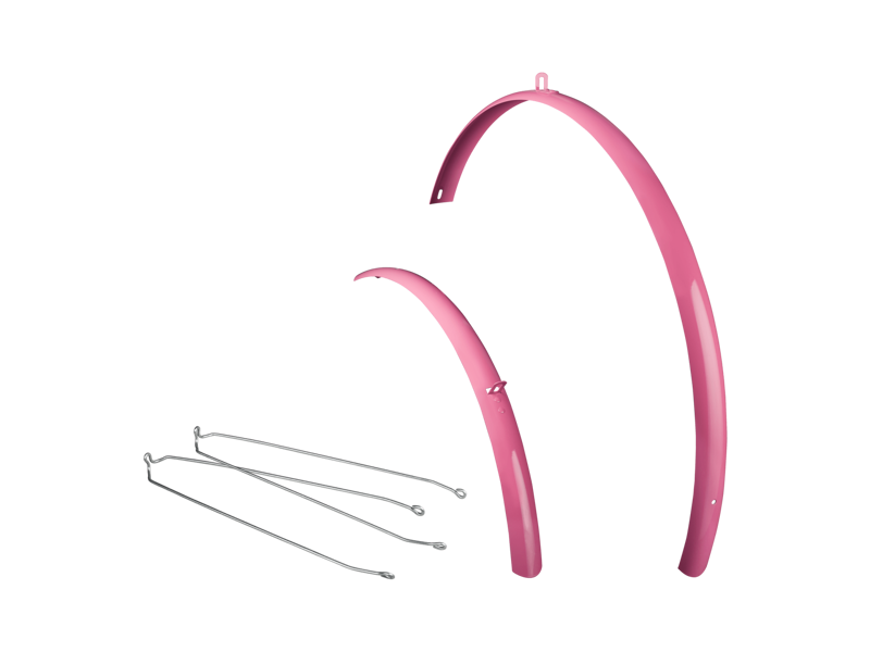 Electra Loft 7D Ladies' Small 700c Mudguard Set - Pink Macaroon