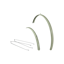 Electra Loft 7i Ladies' Small 700c x 28-40mm Mudguard Set - Green Tea