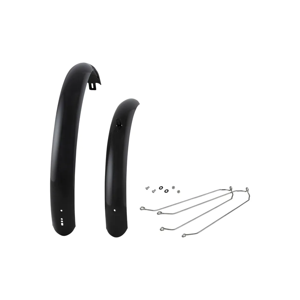 uPRISE Bikes Electra Townie GO! 8i 26 Inch Mudguard Set - Ebony | Price match, 365 day return s, 18-Month Warranty, Finance Available & Free UK Delivery
