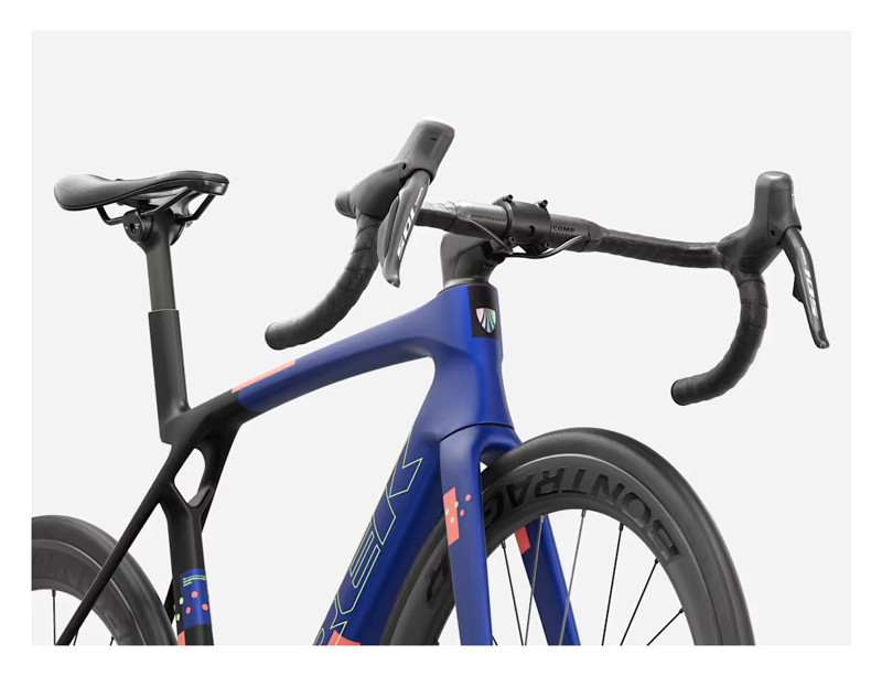 Trek Madone SL 6 2027 Carbon Aero Road Bike - Matte Cobalt Blue-4