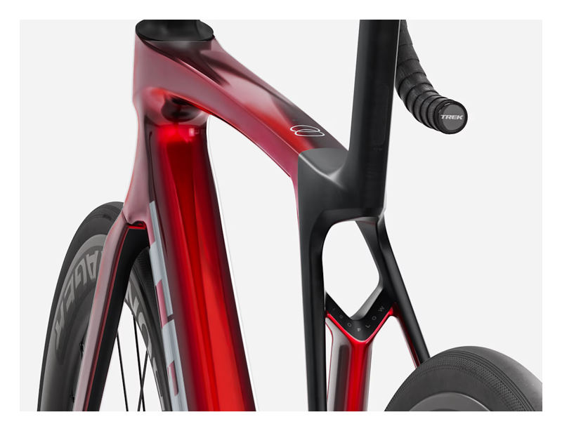 Trek Madone SL 6 AXS 2027 Carbon Aero Road Bike - Fury Red/Smoke-3