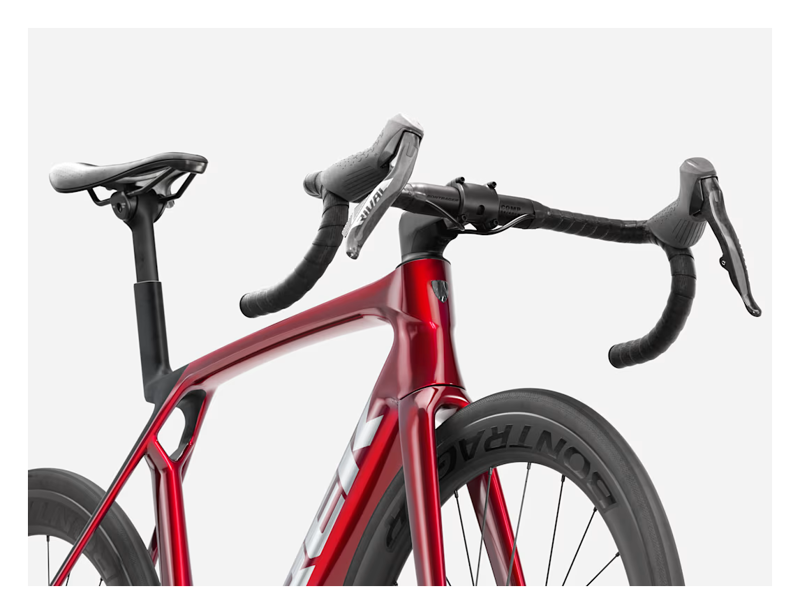 Trek Madone SL 6 AXS 2027 Carbon Aero Road Bike - Fury Red/Smoke-4
