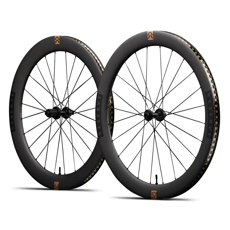Reserve 57/64 Turbulent Aero Carbon Road Wheelset - Centre Lock - DT 180 - XDR / HG
