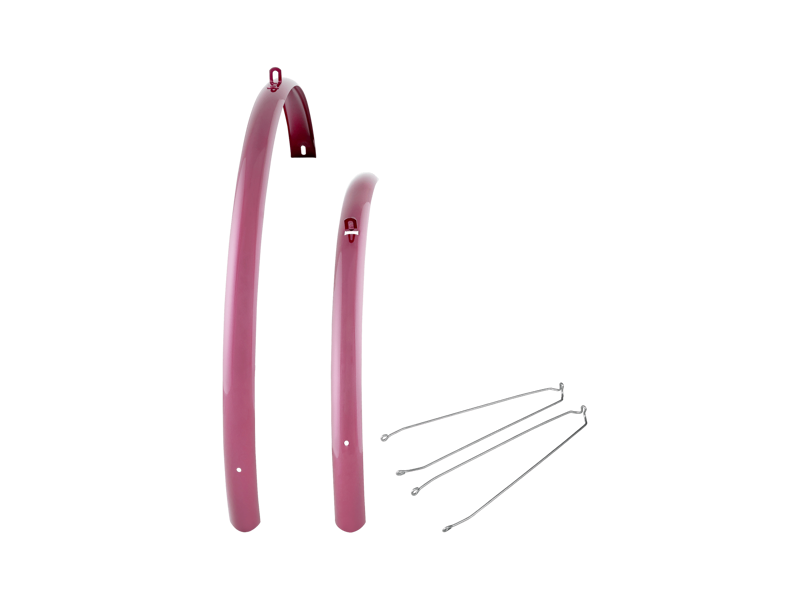 Electra Loft 7D Ladies' Small 700c Mudguard Set - Sangria