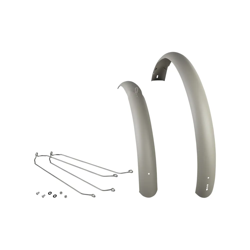 uPRISE Bikes Electra Townie GO! 8i 26 Inch Mudguard Set - Grey | Price match, 365 day return s, 18-Month Warranty, Finance Available & Free UK Delivery