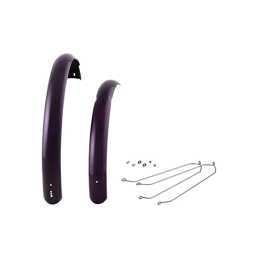 uPRISE Bikes Electra Townie GO! 8i 26 Inch Mudguard Set - Fig Metallic | Price match, 365 day return s, 18-Month Warranty, Finance Available & Free UK Delivery