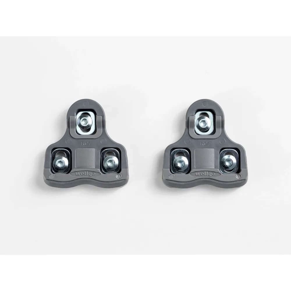 uPRISE Bikes Bontrager Road Clipless 9 Degree Float Pedal Cleat Set - Grey | Price match, 365 day return s, 18-Month Warranty, Finance Available & Free UK Delivery