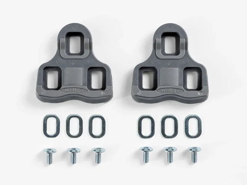 Bontrager Road Clipless 9 Degree Float Pedal Cleat Set - Grey-1