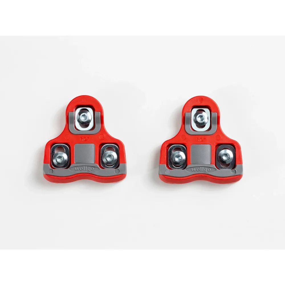 uPRISE Bikes Bontrager Road Cleats 6-Degree Float Pedal Cleat Set - Red | Price match, 365 day return s, 18-Month Warranty, Finance Available & Free UK Delivery
