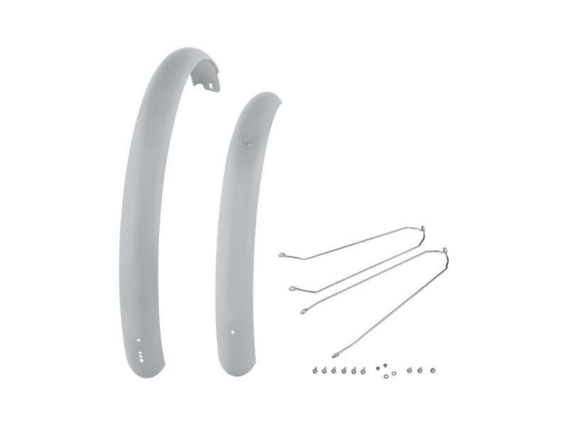 Electra Townie Path 9D EQ 27.5 Inch Mudguard Sets - Nardo Grey