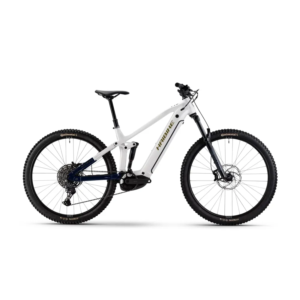 uPRISE Bikes Haibike Alltrail 8 27.5/29er 2025 Electric Mountain Bike - White/Blue | Price match, 365 day return s, 18-Month Warranty, Finance Available & Free UK Delivery