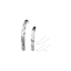 Electra Townie Path Go! Aluminium Mudguard Set - Pearl White