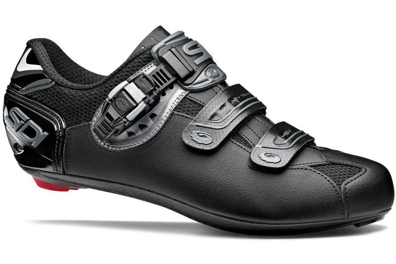 Sidi Genius 7 Mega Fit Clipless Road Shoes - Shadow Black