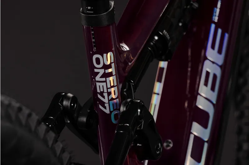 Cube Stereo Hybrid One77 HPC SLX 800wh 2027 Electric MTB - Liquidred-3