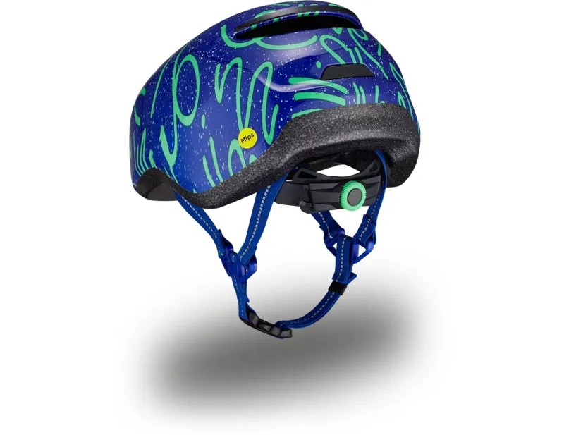 Specialized Mio 2 Mips Kids Helmet - Sapphire/Electric Green-4
