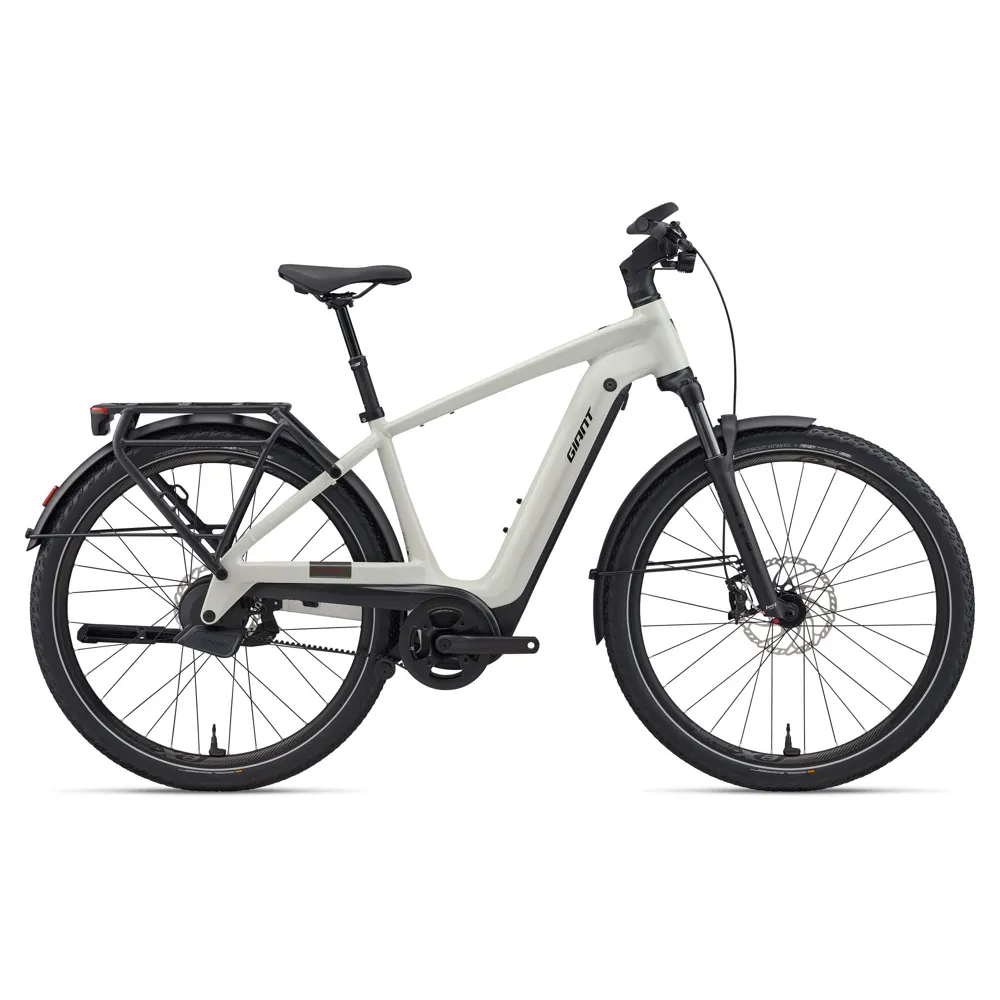 uPRISE Bikes Giant Explore E+ 0 DD 2026 Electric Hybrid Bike - Snow Drift | Price match, 365 day returns, 18-Month Warranty, Finance Available & Free UK Delivery