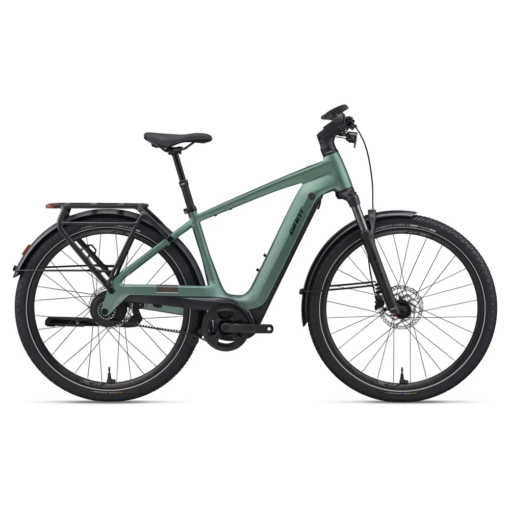 uPRISE Bikes Giant Explore E+ 2 DD 2026 Electric Hybrid Bike - Alpine Green | Price match, 365 day return s, 18-Month Warranty, Finance Available & Free UK Delivery