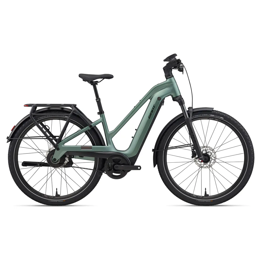 uPRISE Bikes Giant Explore E+ 2 STA 2026 Electric Hybrid Bike - Alpine Green | Price match, 365 day return s, 18-Month Warranty, Finance Available & Free UK Delivery
