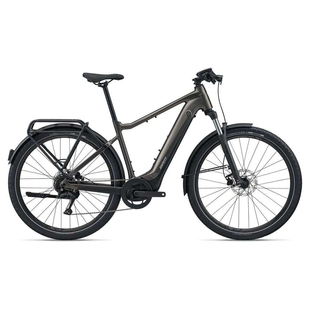 uPRISE Bikes Giant Explore E+ 4 DD 2026 Electric Hybrid Bike - Stealth Chrome | Price match, 365 day return s, 18-Month Warranty, Finance Available & Free UK Delivery
