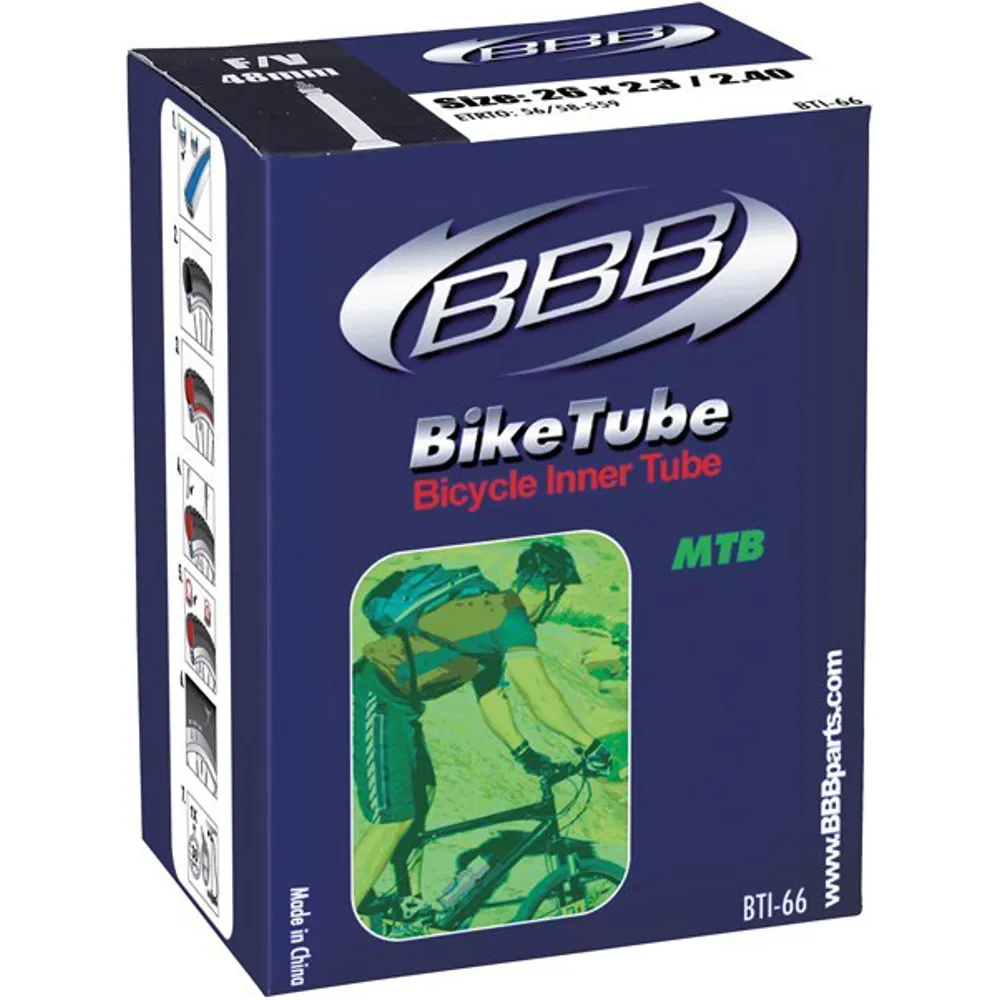 uPRISE Bikes BBB Inner Tube - 29 x 1.9-2.3 inch - 40mm Schrader | Price match, 365 day return s, 18-Month Warranty, Finance Available & Free UK Delivery