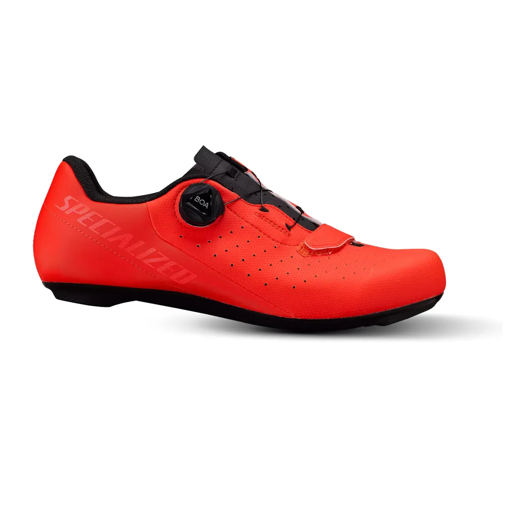 uPRISE Bikes Specialized Torch 1.0 Road Shoes - Fiery Red | Price match, 365 day returns, 18-Month Warranty, Finance Available & Free UK Delivery